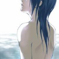 At the onsen, naked Itachi